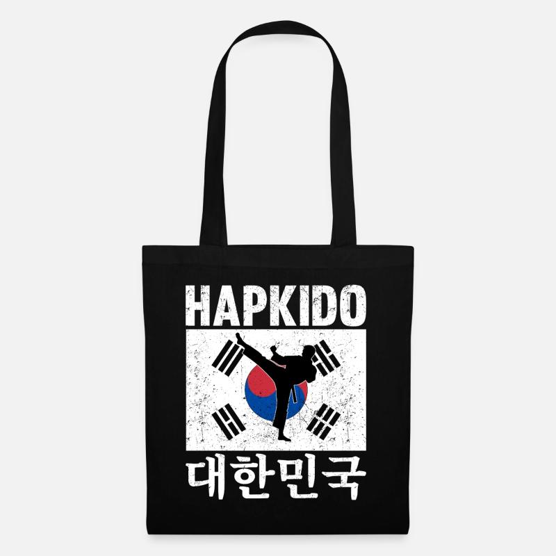 Hapkido Korean Martial Art - Stoffbeutel - Schwarz