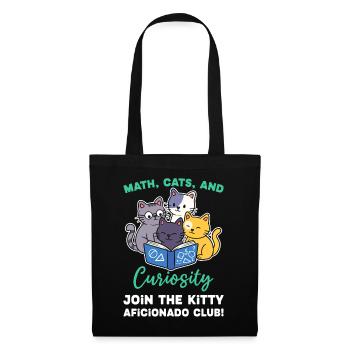 Math Cats Cat Lover Teacher Student - Tote Bag - black - Front