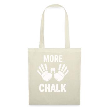 Plus de craie - Sac en tissu - nature - Devant