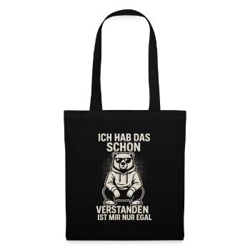I got it – I just don't care | Funny - Tote Bag - black - Front