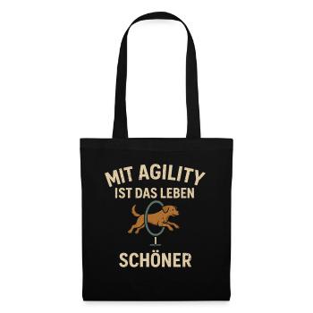 Dog Sport Agility Parcours Dressage Chien - Sac en tissu - noir - Devant