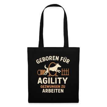 Chien Sport Agility Loisir Loisir Équipe Chien - Sac en tissu - noir - Devant