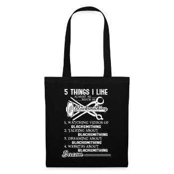 Blacksmithing I Like Blacksmithing - Tote Bag - black - Front