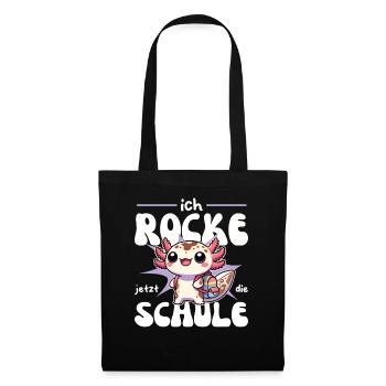 I'm rocking the school now axolotl enrollment - Tote Bag - black - Front
