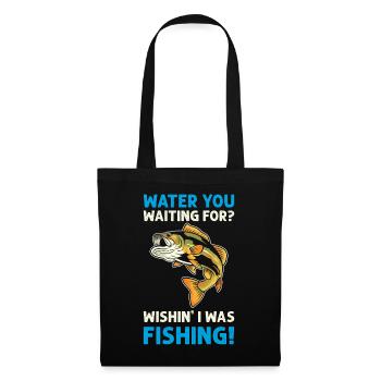 Fishing Fishing Fish Bait Fisherman - Tote Bag - black - Front