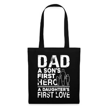 Father's Day Dad Is Son's First - Tote Bag - black - Front