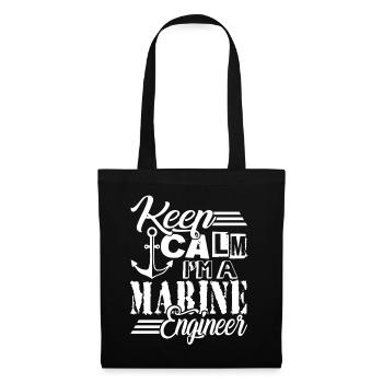 Keep calm I Am A Marine Engineer - Tote Bag - black - Front