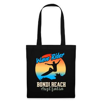 Wave rider australia Bondi Beach Verlau - Tote Bag - black - Front