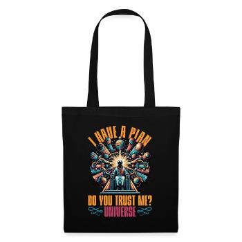 Astrologue J’ai un plan Faites-vous confiance Astrologie - Sac en tissu - noir - Devant