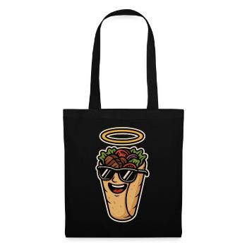 Holy kebab – collation du paradis - Sac en tissu - noir - Devant
