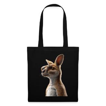 Wallaby Australia Outback Wild Sweet Kangaroo - Tote Bag - black - Front