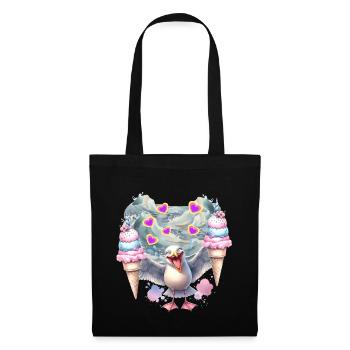 Seagull North Sea Baltic Sea Holiday Children Cream - Tote Bag - black - Front