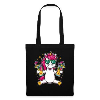 Unicorn Cocktail Booze Party Celebrations Vacation Bachelor Party - Tote Bag - black - Front
