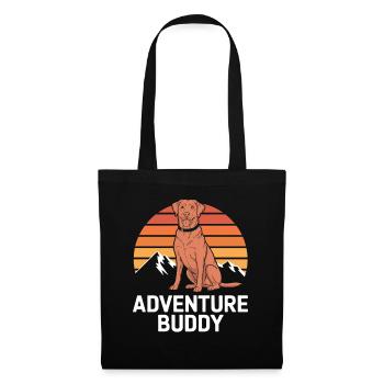 Labrador Adventure Buddy – Sunset Style - Tote Bag - black - Front