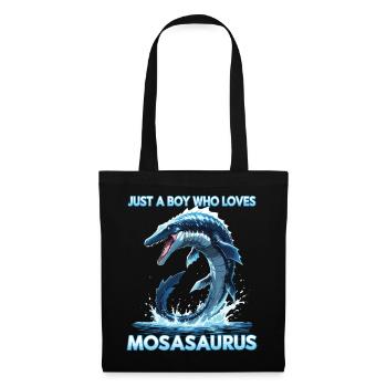 Anime Just A Boy Who Love Mosasaurus - Sac en tissu - noir - Devant