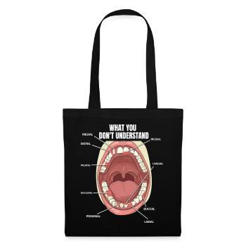 Teeth Surfaces Dental Assistant Dentist - Tote Bag - black - Front