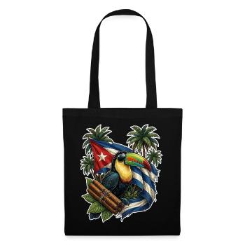 Cigare de toucan de Cuba - Sac en tissu - noir - Devant