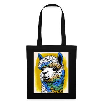 Alpaga - Sac en tissu - noir - Devant