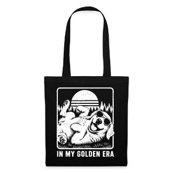 Golden Retriever Era Vintage | Retro Sunset Dog - Tote Bag - black - Front