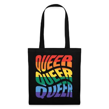 -2026-_LGBTQ_Queer_Queer_Queer_2 - Stoffbeutel - Schwarz - Vorne