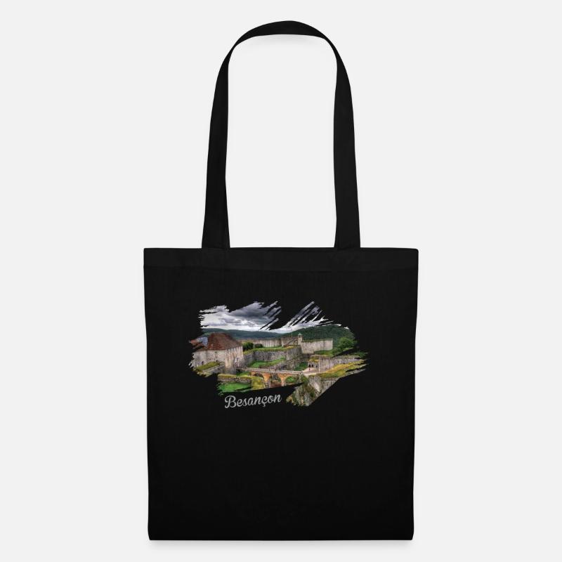 Franche Comté Besançon - Sac en tissu - noir