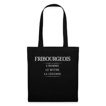 Fribourg Homme Mythe - Sac en tissu - noir - Devant