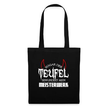 Teufel besser.PNG - Stoffbeutel - Schwarz - Vorne