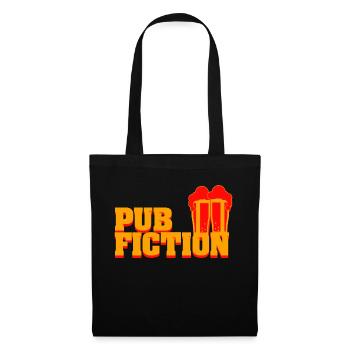 Pub Fiction - Tote Bag - black - Front