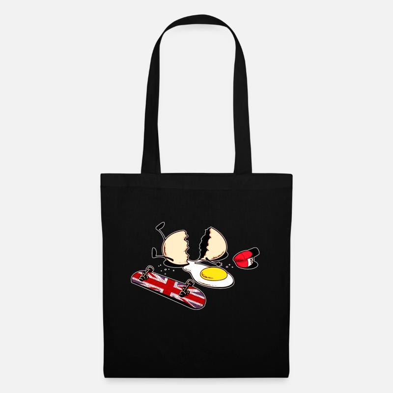 Crack d'oeuf - Sac en tissu - noir