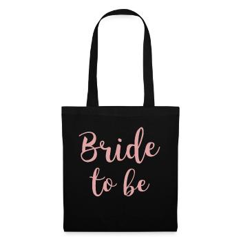Bride to be Bride Crew Team Bride 2019 - Sac en tissu - noir - Devant
