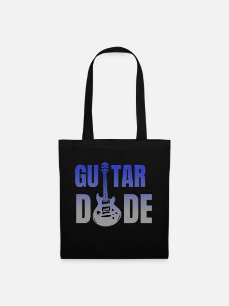 guitar dude - Stoffbeutel - Schwarz