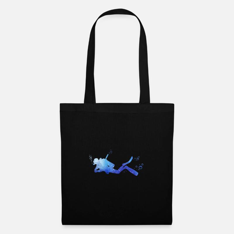 plongée - Sac en tissu - noir