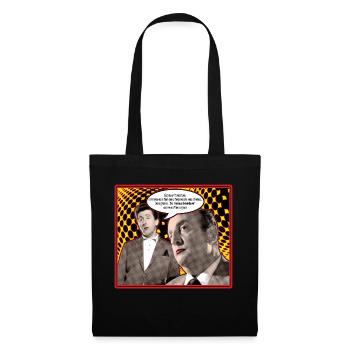 écoute on t'connaît pas - Sac en tissu - noir - Devant