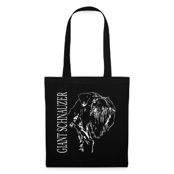 GIANT SCHNAUZER Dog portrait Dogs Wilsigns - Tote Bag - black - Front