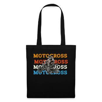 Motocross quad - Tote Bag - black - Front