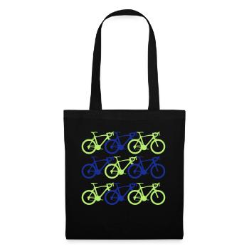 cyclisme - Sac en tissu - noir - Devant
