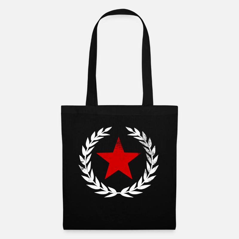 Red Star - Tote Bag - black