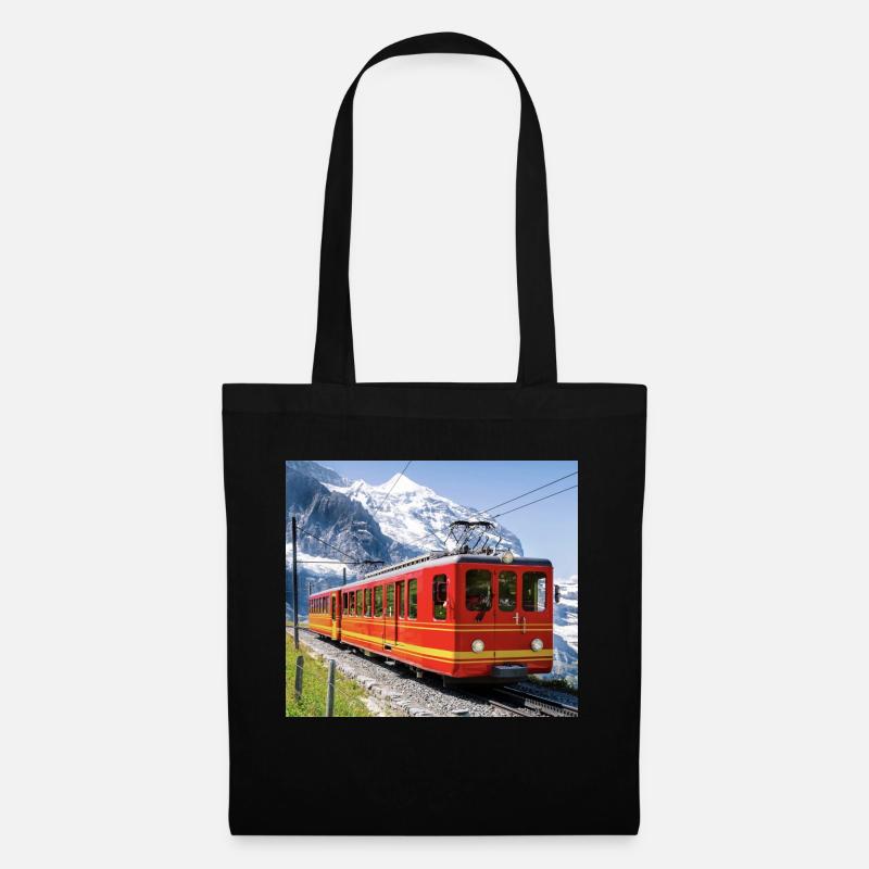 Jungfraujoch - Sac en tissu - noir