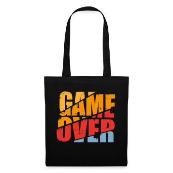 Trend t-shirt, game over - Tote Bag - black - Front