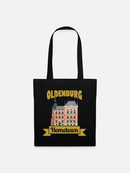 Heimatstadt Oldenburg - Stoffbeutel - Schwarz