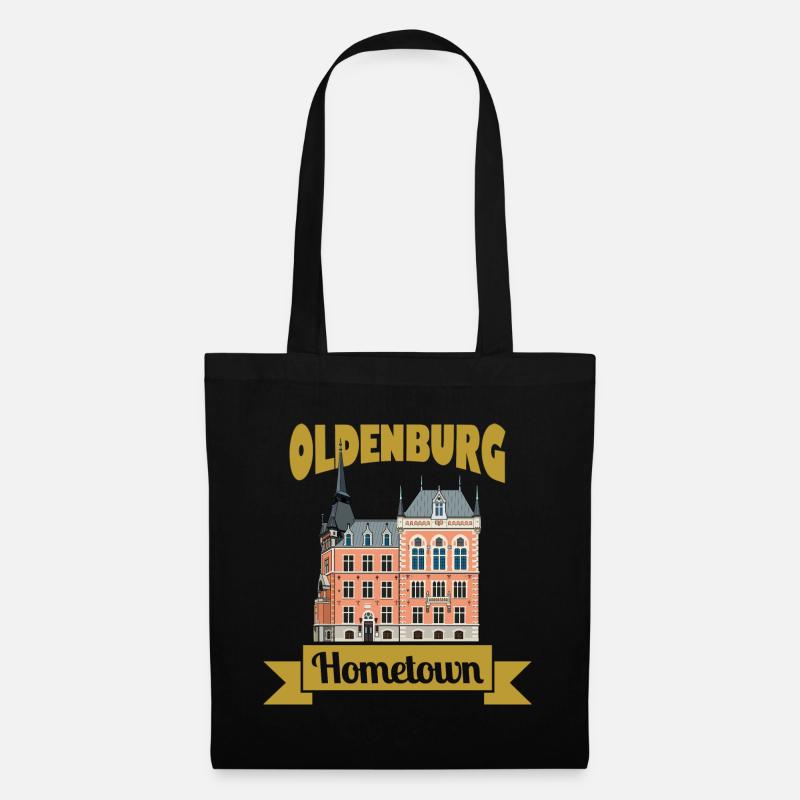 Heimatstadt Oldenburg - Stoffbeutel - Schwarz