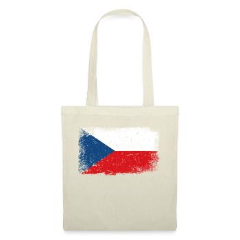 Drapeau République tchèque - Sac en tissu - nature - Devant
