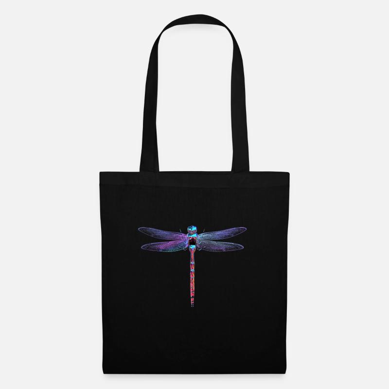 Dragonfly Libelle - Stoffbeutel - Schwarz