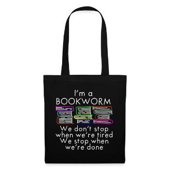 Livre Livres Lecture Leeratte - Sac en tissu - noir - Devant