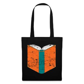Books Reading - Tote Bag - black - Front