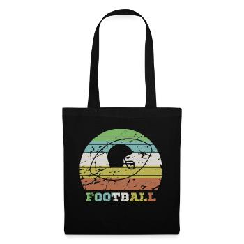 American Football - Stoffbeutel - Schwarz - Vorne
