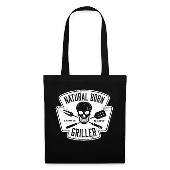 NATURAL BORN GRILLER - GrillIng BBQ Steak Barbecue - Tote Bag - black - Front