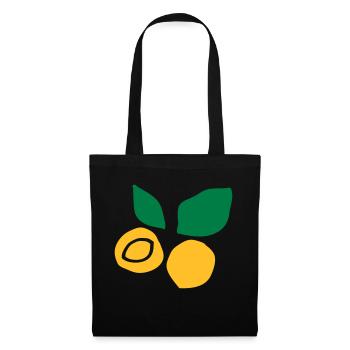 Apricot fruit c2 - Tote Bag - black - Front