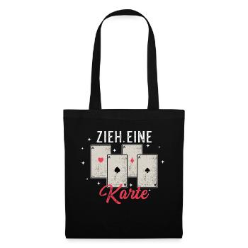 Draw a Card Magic Trick Card Trick - Tote Bag - black - Front