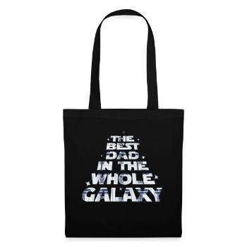 Der beste Vater in der ganzen Galaxie - Stoffbeutel - Schwarz - Vorne